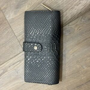 Grey Snakeskin Wallet